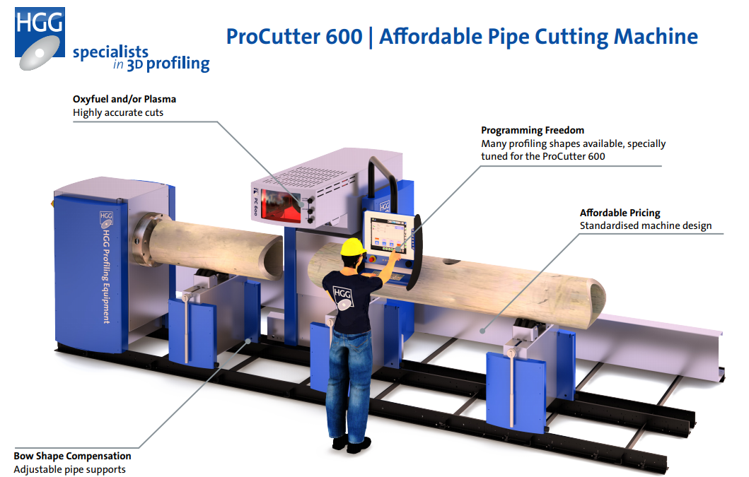 HGG ProCutter 600 pipe cutting machine